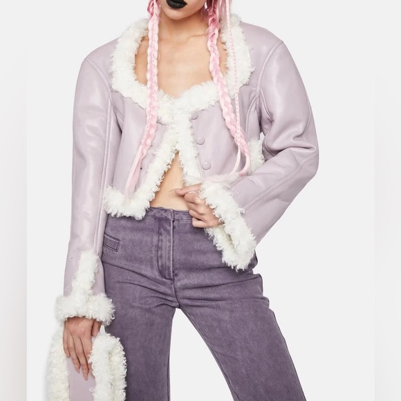Dollskill Nodress Lilac Purple Cropped Jacket - Picture 9 of 13